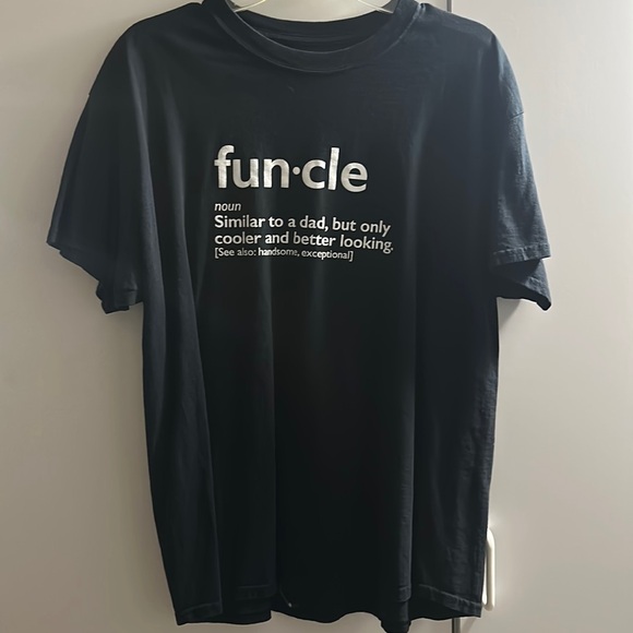 Men’s “Fun-cle” black tshirt. UEC. - Picture 1 of 4